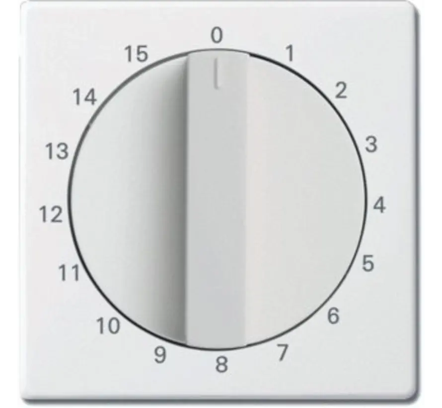 draaigreep tijdschakelaar 15 min Future Linear studiowit mat (1770-884-103)