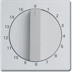 Busch-Jaeger draaigreep tijdschakelaar 15 min Future Linear aluzilver mat (1770-83-103)
