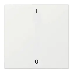 Gira schakelwip met opdruk 1/0 Systeem 55 wit glans (361503)
