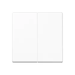 JUNG dimmerknop 2-voudig serietastdimmer A-range alpine wit (A 1702 BF WW)