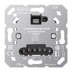 JUNG kamerthermostaat met voeleraansluiting zonder ingang nevenpost (1790 RTR)