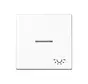 schakelwip met lichtsymbool en controlevenster A-range alpine wit (A 590 KO5 L WW)