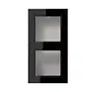 opbouwbak 2-voudig A550 zwart glans (A 5582 BF A SW)
