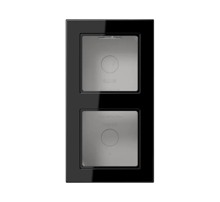 opbouwbak 2-voudig A550 zwart glans (A 5582 BF A SW)