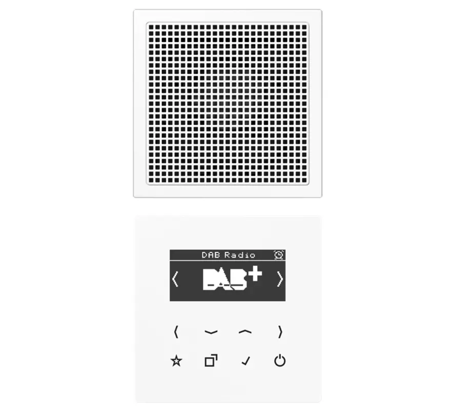 smart radio DAB+ set met 1 luidspreker LS990 alpine wit (DAB LS1 WW)