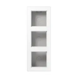JUNG opbouwbak 3-voudig A550 alpine wit (A 5583 BF A WW)