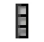 opbouwbak 3-voudig A550 zwart glans (A 5583 BF A SW)