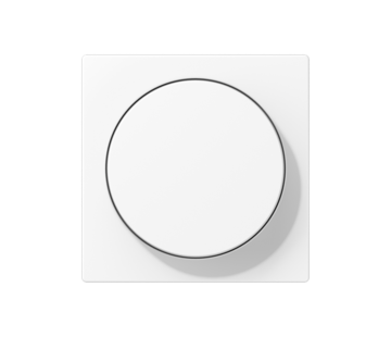 JUNG dimmerknop draaidimmer A-range sneeuwwit mat (A 1740 BF WWM)