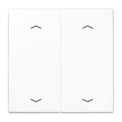 JUNG EnOcean draadloze wandzender 4-kanaals met pijlsymbolen LS990 alpine wit (ENO LS 995 MP WW)