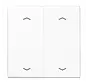 EnOcean draadloze wandzender 4-kanaals met pijlsymbolen LS990 alpine wit (ENO LS 995 MP WW)