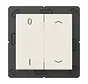 EnOcean draadloze wandzender 4-kanaals met 0-1 en pijlsymbolen A-range creme (ENO A 595 P01)