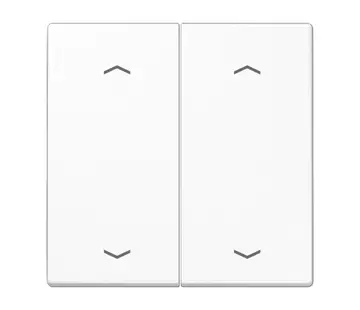 JUNG schakelwip 2-voudig met pijlsymbolen LS990 alpine wit (LS 995 MP WW)