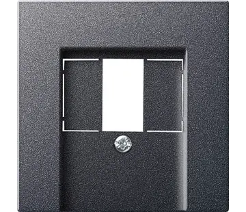 Gira centraalplaat voor USB-voeding PD System 55 antraciet mat (037628)