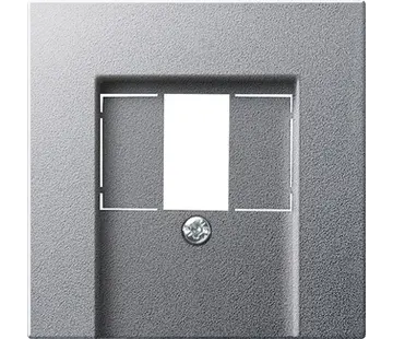 Gira centraalplaat voor USB-voeding PD System 55 aluminium mat (037626)