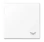 schakelwip met lichtsymbool LS990 sneeuwwit mat (LS 990 L WWM)
