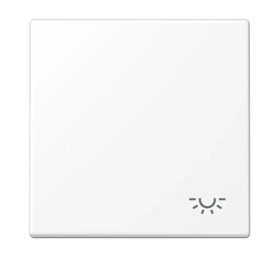 schakelwip met lichtsymbool LS990 sneeuwwit mat (LS 990 L WWM)
