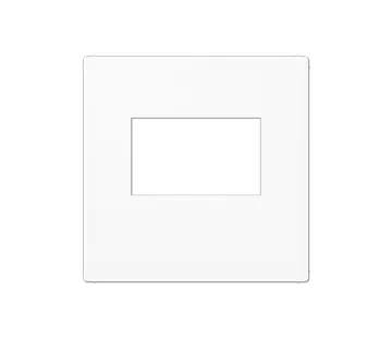 JUNG centraalplaat USB-lader met klikbevestiging A-range alpine wit (A 1569 USB WW)