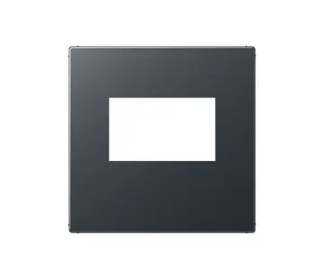 JUNG centraalplaat USB-lader met klikbevestiging A-range antraciet mat (A 1569 USB ANM)
