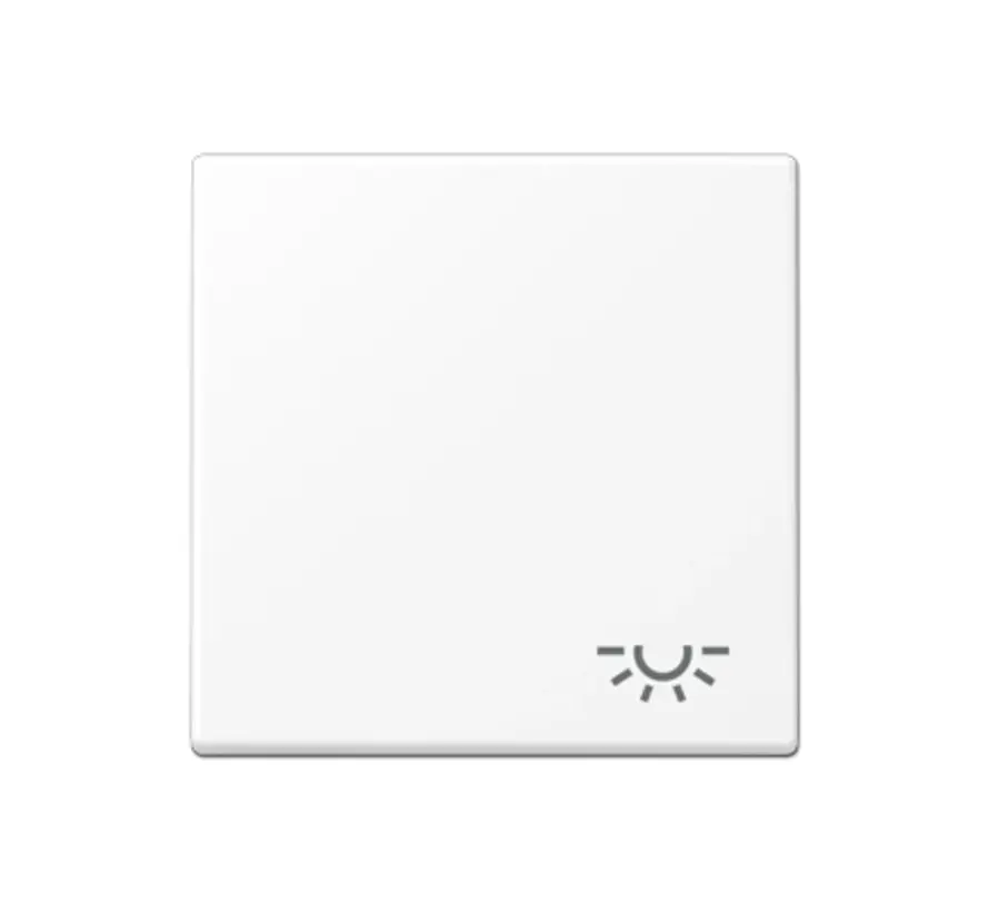 schakelwip met lichtsymbool A-range sneeuwwit mat (A 590 L WWM)
