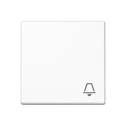 JUNG schakelwip met belsymbool A-range alpine wit (A 590 K WW)