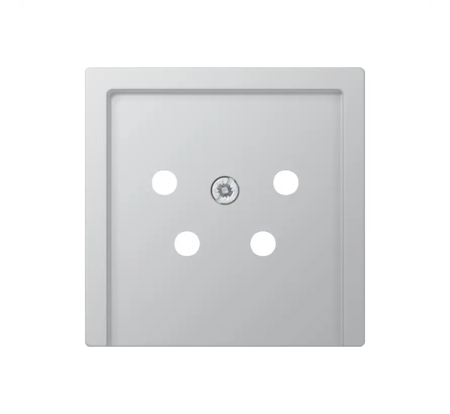 centraalplaat telefoon 4-polig A-range aluminium (A 561 NTF AL)
