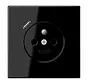 wandcontactdoos penaarde Safety+ met USB type C LS990 zwart glans (LS 1520 F-18 C SW)