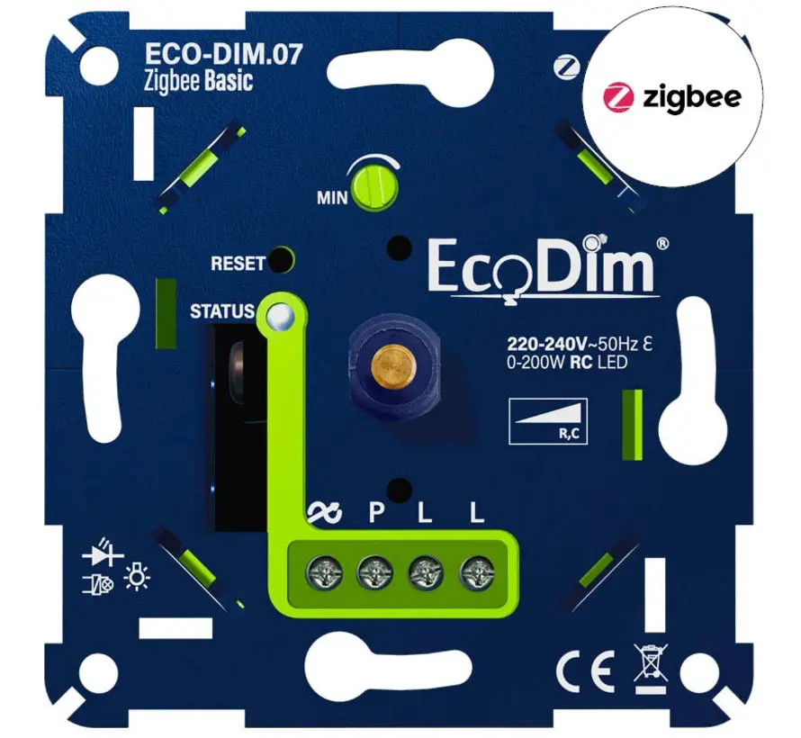 Zigbee LED dimmer basic druk/draai 0 - 200 Watt