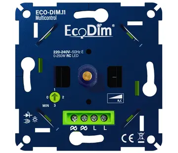 EcoDim multicontrol LED dimmer 0 - 250 Watt RC (ECO-DIM.11)