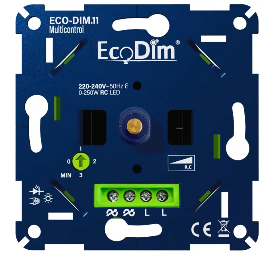 multicontrol LED dimmer 0 - 250 Watt RC (ECO-DIM.11)
