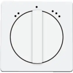 Busch-Jaeger draaiknop driestandenschakelaar Future Linear studiowit mat (1740 DRL-884-503)