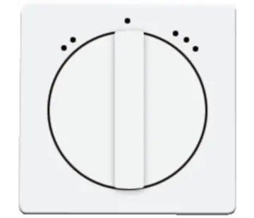 Busch-Jaeger draaiknop driestandenschakelaar Future Linear studiowit mat (1740 DRL-884-503)