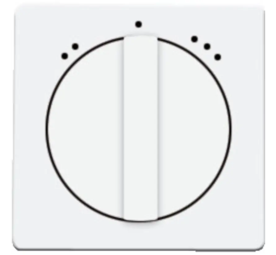 draaiknop driestandenschakelaar Future Linear studiowit mat (1740 DRL-884-503)