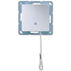 JUNG trekschakelaar A-range aluminium (A 506 BF NUZ AL)