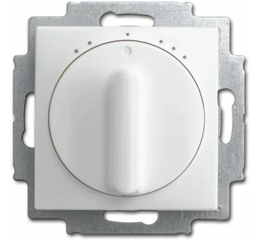 driestandenschakelaar met binnenwerk en knop Balance SI wit glans (2711 UCDRL-914)