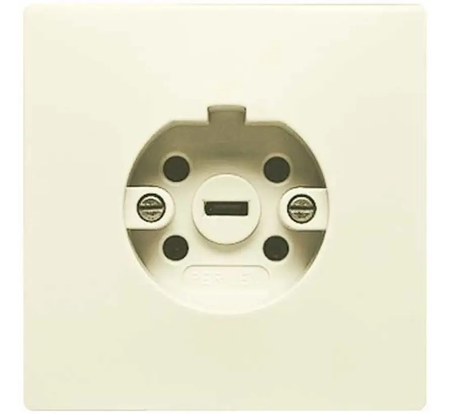 wandcontactdoos inbouw 16A Perilex creme (2064 SR W-500)
