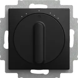 Busch-Jaeger driestandenschakelaar met binnenwerk en knop Balance SI zwart mat (2711 UCDRL-915)