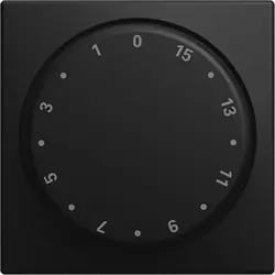 Busch-Jaeger draaiknop tijdschakelaar 15 min Balance SI zwart mat (1770-915-102)