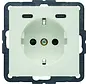wandcontactdoos randaarde 2 x USB-C Q1/Q3/Q7 wit (48156089)