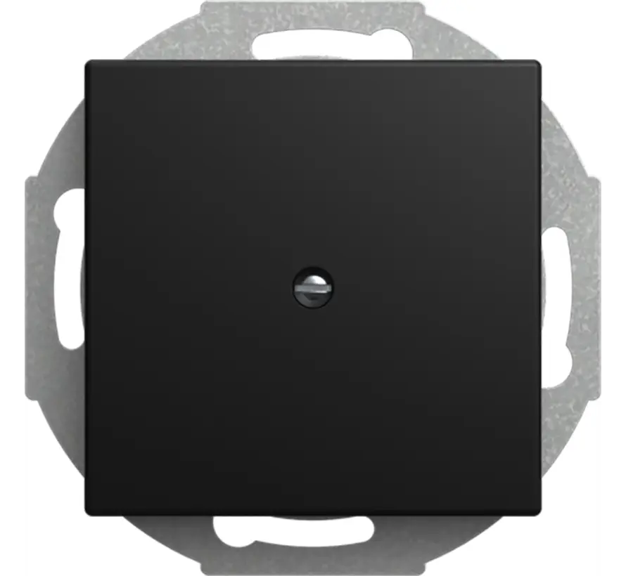 centraalplaat voor kabeluitvoer incl. draagring Balance SI zwart mat (2527-915)