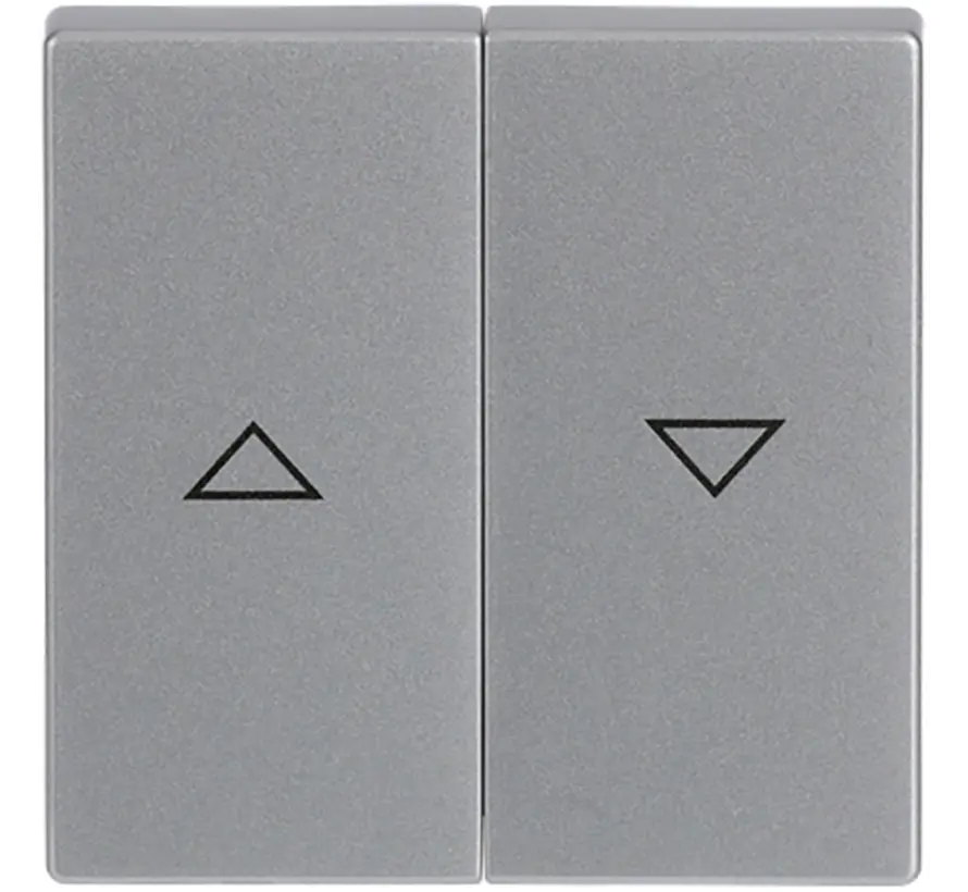 wip jaloezieschakelaar 2-voudig Future Linear aluzilver mat (1785 JA-83)