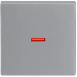 Busch-Jaeger schakelwip controlevenster rood Future Linear aluzilver (1789-83)