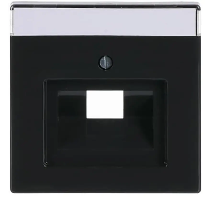 centraalplaat RJ45 wandcontactdoos Future Linear antraciet glans (1803-81)