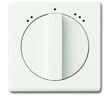 Busch-Jaeger draaiknop driestandenschakelaar Future Linear studiowit mat (1740 DRL-884-503)