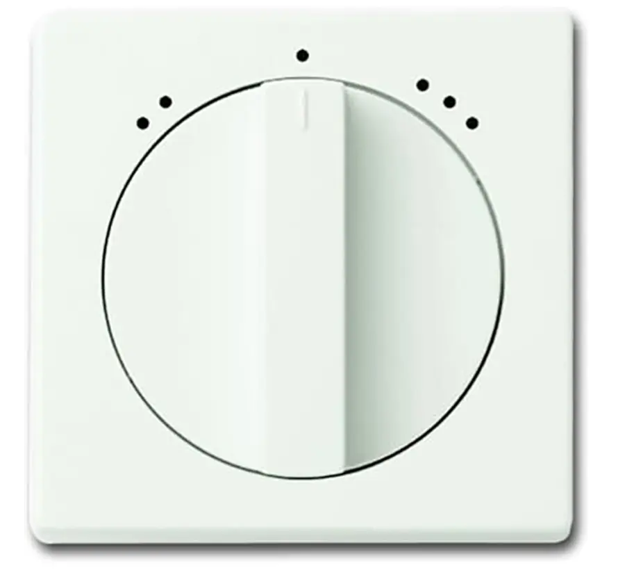 draaiknop driestandenschakelaar Future Linear studiowit mat (1740 DRL-884-503)