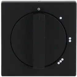 Busch-Jaeger draaiknop driestandenschakelaar met nulstand Future Linear zwart mat (2542 DR/01-885)