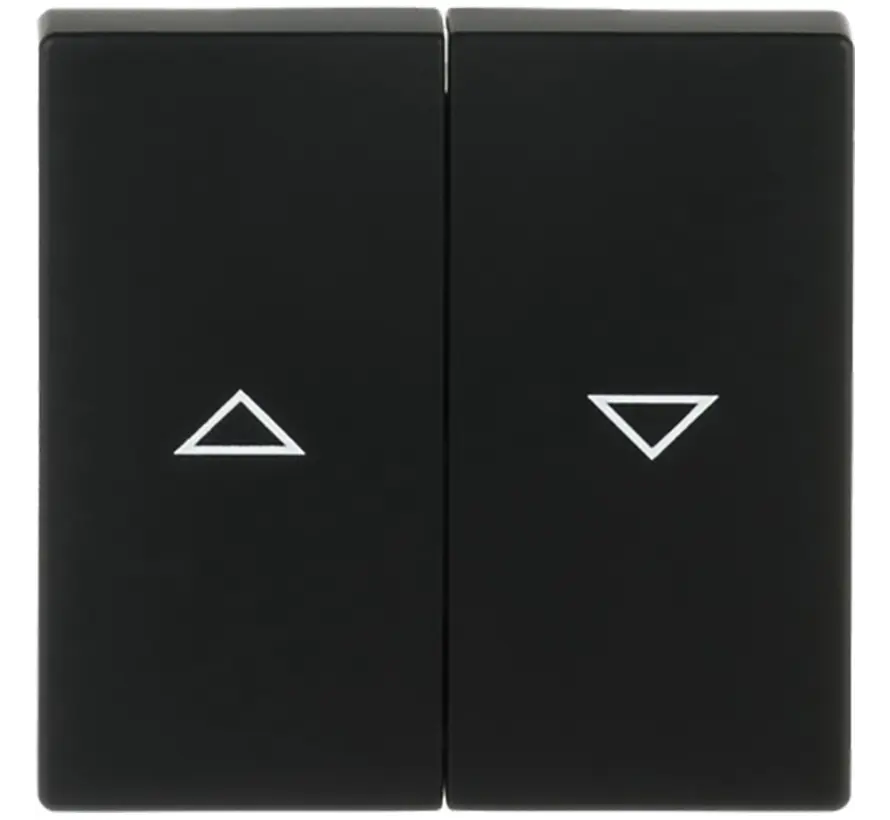 wip jaloezieschakelaar 2-voudig Future Linear zwart mat (1785 JA-885)