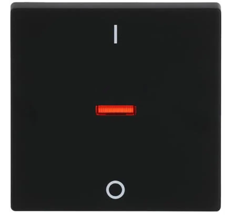schakelwip met rood controlevenster en opdruk 0–1 Future Linear zwart mat (1788-885)