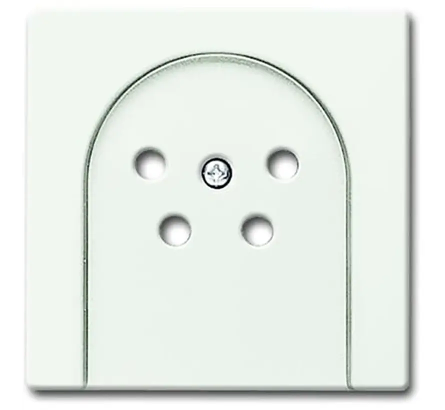 centraalplaat telefoon KPN 4-polig Future Linear studiowit mat (2767-884-503)