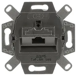 Busch-Jaeger RJ45 data wandcontactdoos CAT6A 1-voudig (0218/11-101)