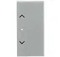 bedieningswip links of rechts met pijlsymbolen tbv bedieningselement flex 2-voudig Future Linear aluzilver (6232-20-83)